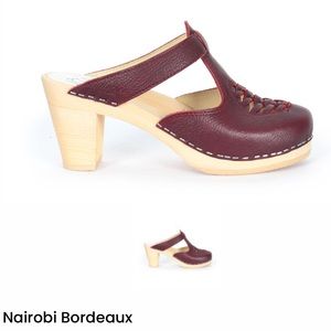 NIB Maguba Nairobi Bordeaux Clogs
